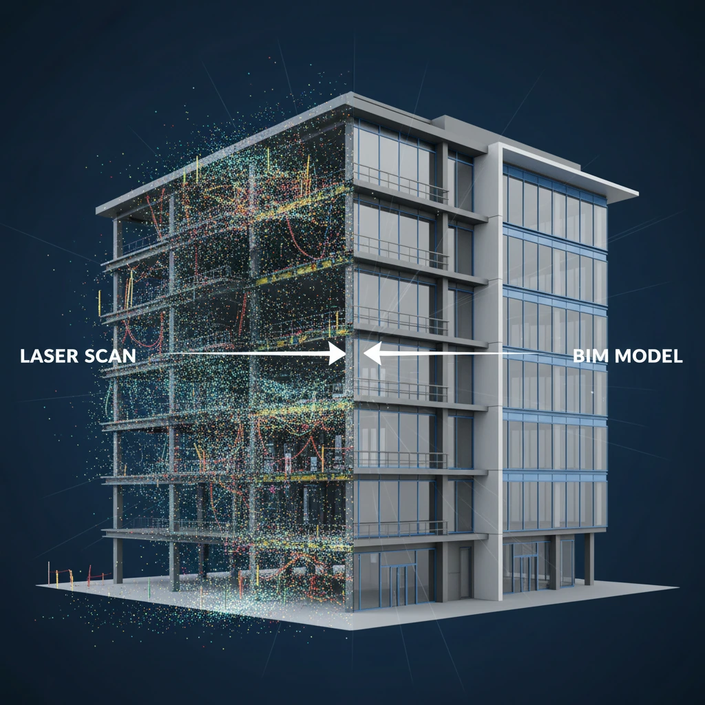 Point cloud to BIM services Dubai