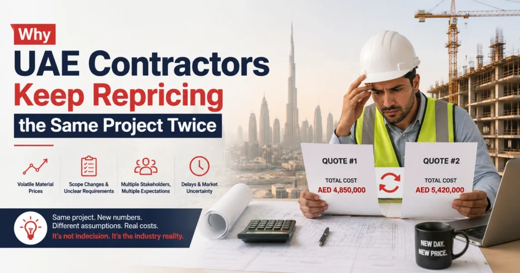 Why UAE Contractors Keep Repricing the Same Project Twice